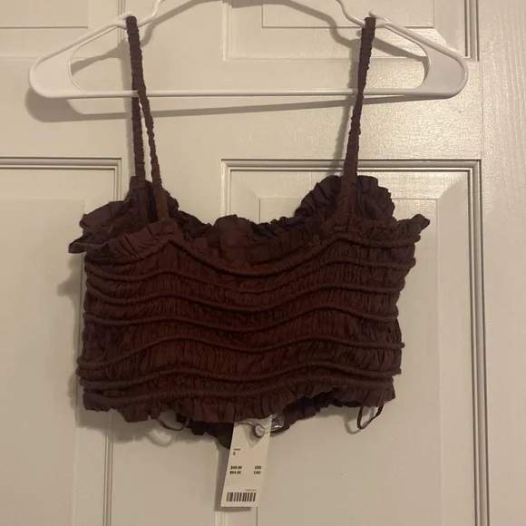 brown tank top - Picture 2 of 4